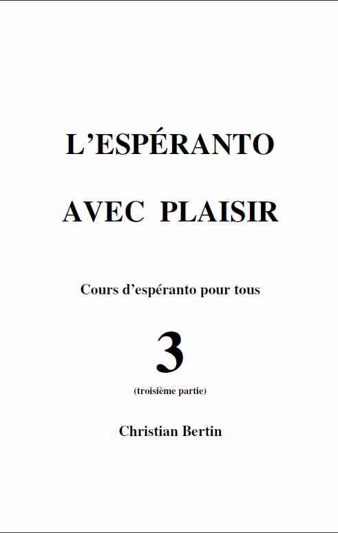 Espéranto avec plaisir 3