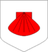 Description : D'argent à une coquille de gueules
