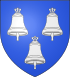 Description : D'azur aux trois cloches d'argent.