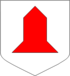 Description : d'argent à une cloche de vair de gueules