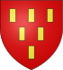 Description : de gueules aux six billettes d'or ordonnées 3, 2, 1 (Ménilles)